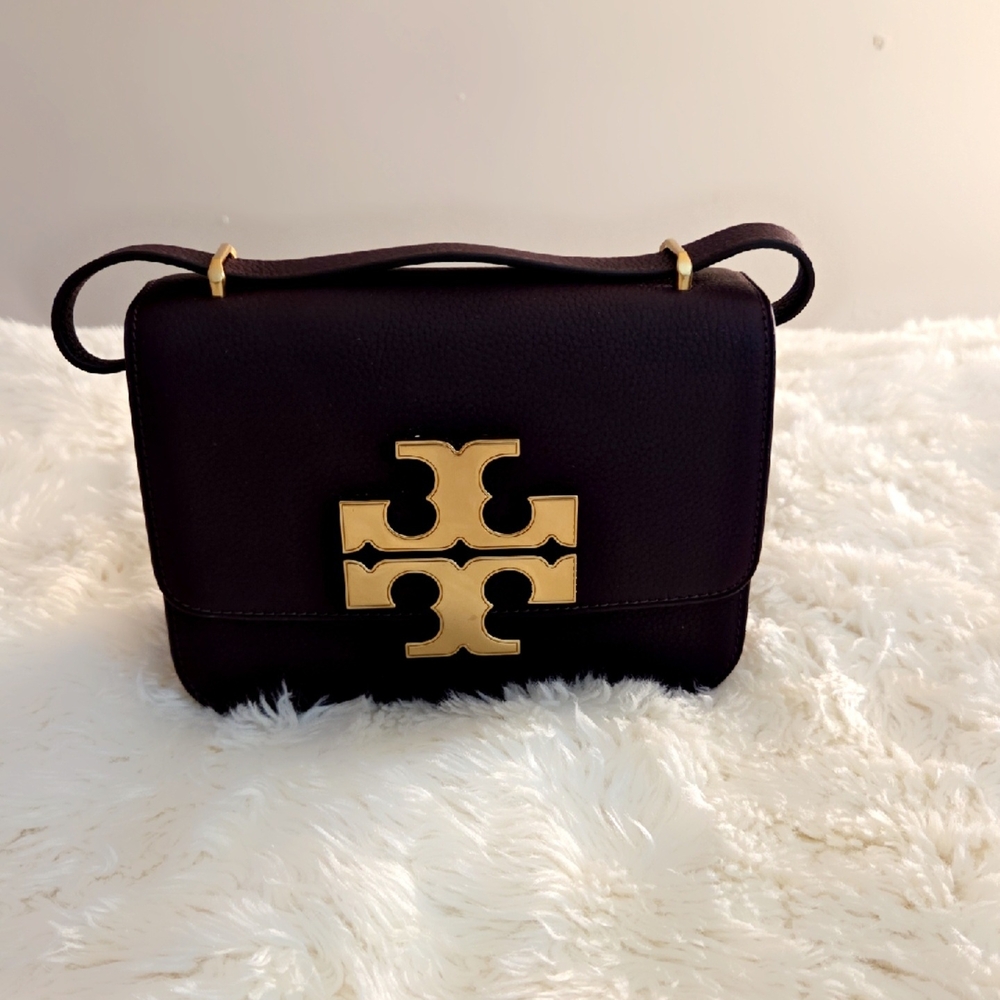 Tory Burch PurpleCrossbody Bag with Gold Logo